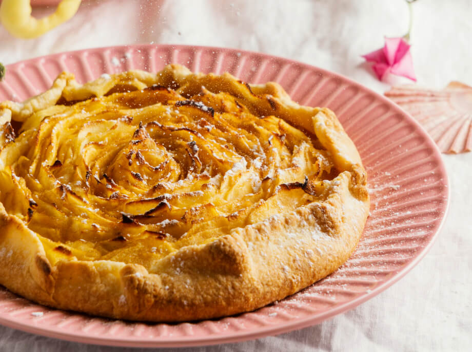 tarte aux pommes normande